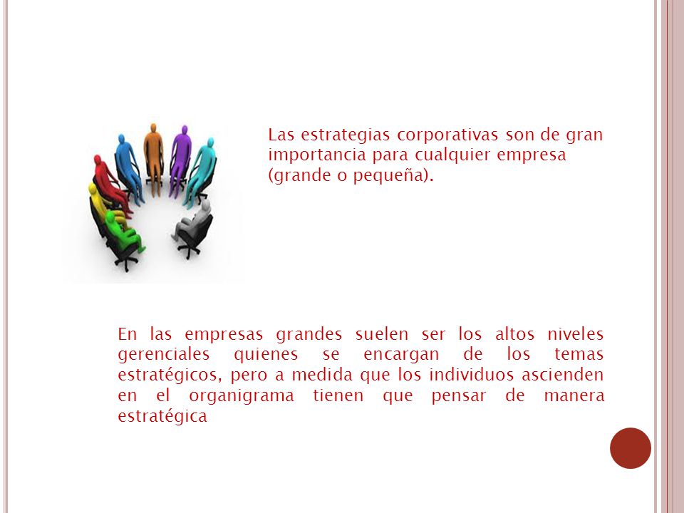 Las estrategias corporativas son de gran importancia para cualquier empresa (grande o pequeña).
