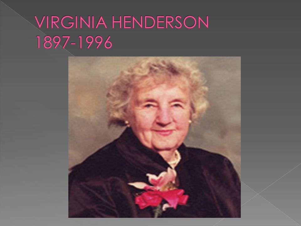 VIRGINIA HENDERSON
