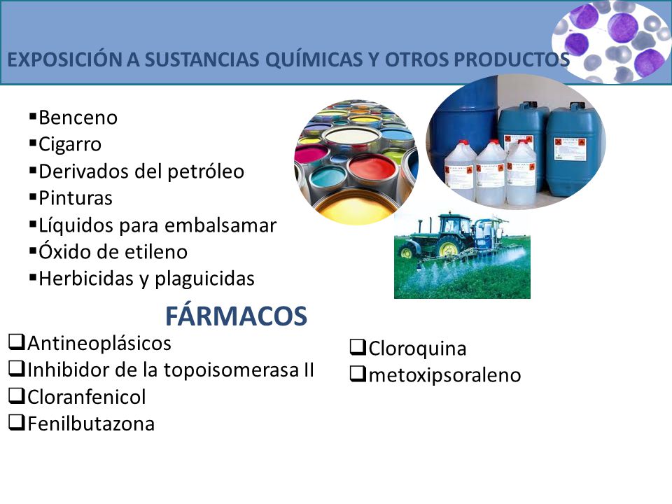 FÁRMACOS EXPOSICIÓN A SUSTANCIAS QUÍMICAS Y OTROS PRODUCTOS Benceno