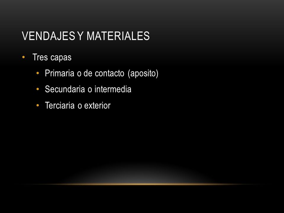 Vendajes y materiales Tres capas Primaria o de contacto (aposito)