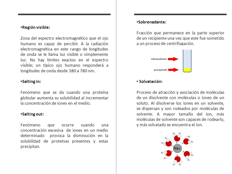 Sobrenadante: Fracción que permanece en la parte superior de un recipiente una vez que este fue sometido a un proceso de centrifugación.