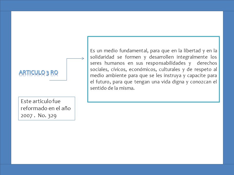 Este articulo fue reformado en el año No. 329