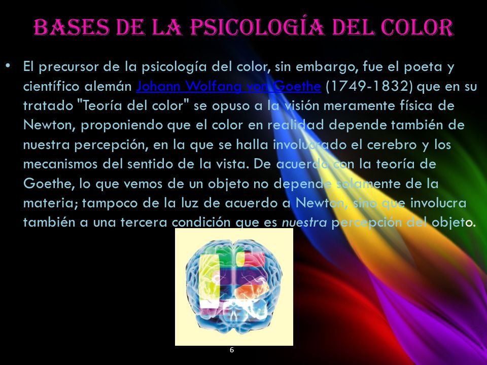 Bases de la psicología del color