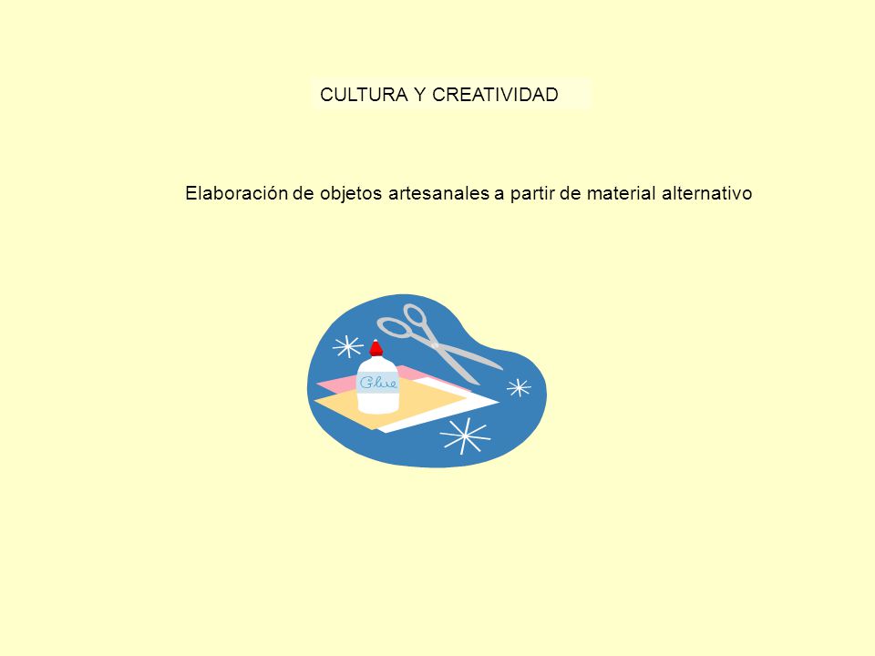 Elaboración de objetos artesanales a partir de material alternativo