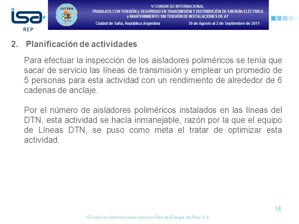 2. Planificación de actividades