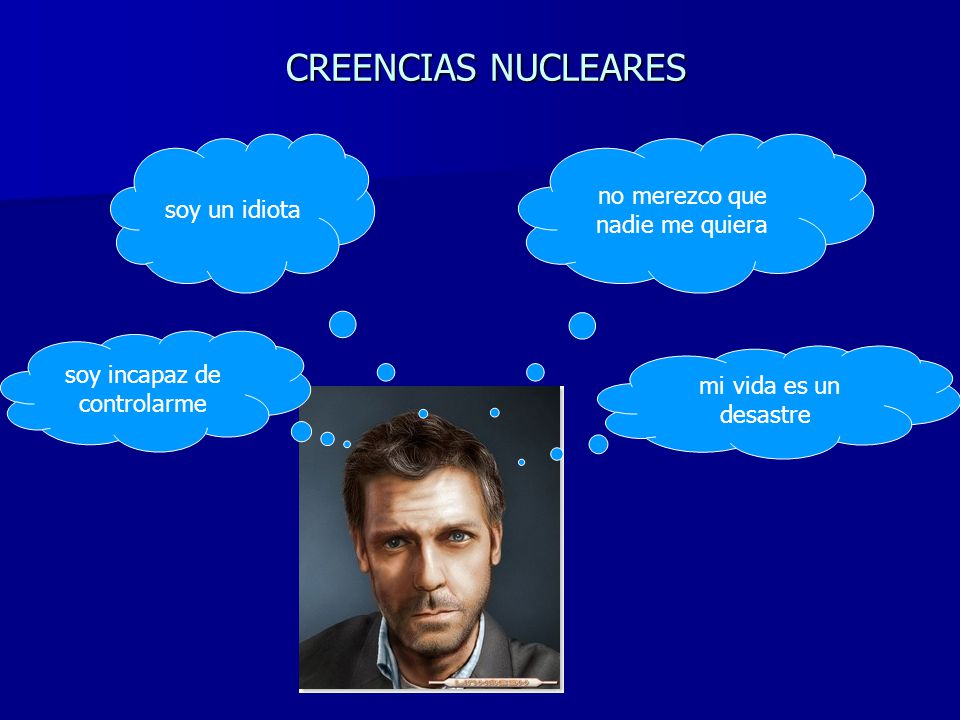 CREENCIAS NUCLEARES no merezco que nadie me quiera soy un idiota