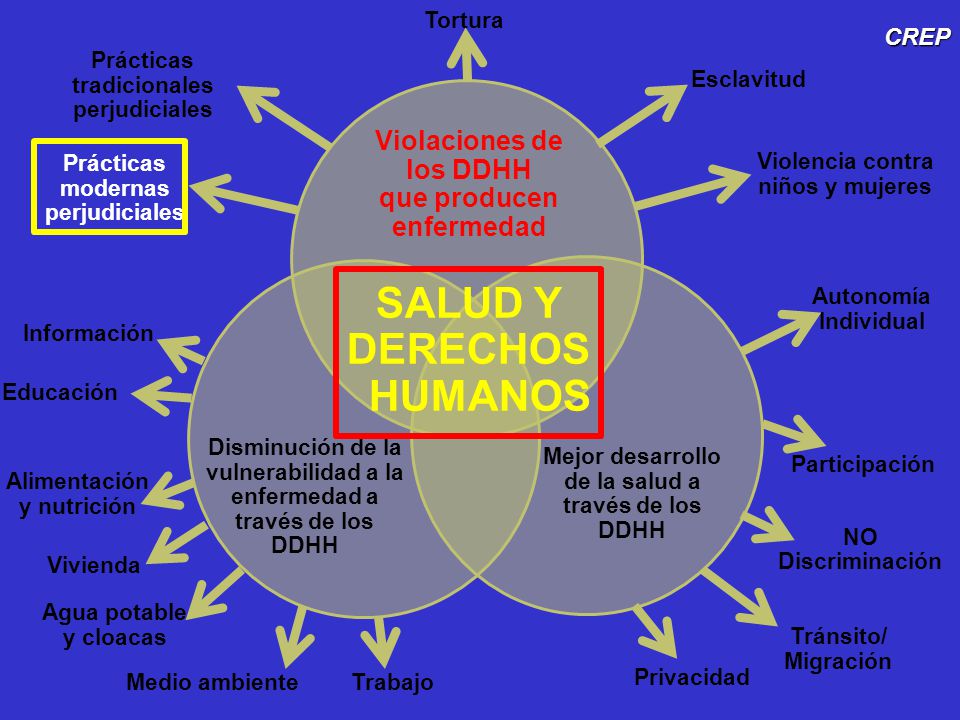 SALUD Y DERECHOS HUMANOS Violaciones de los DDHH que producen