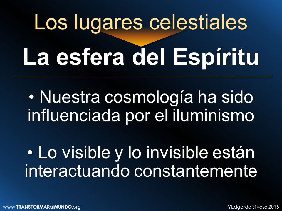 Los lugares celestiales