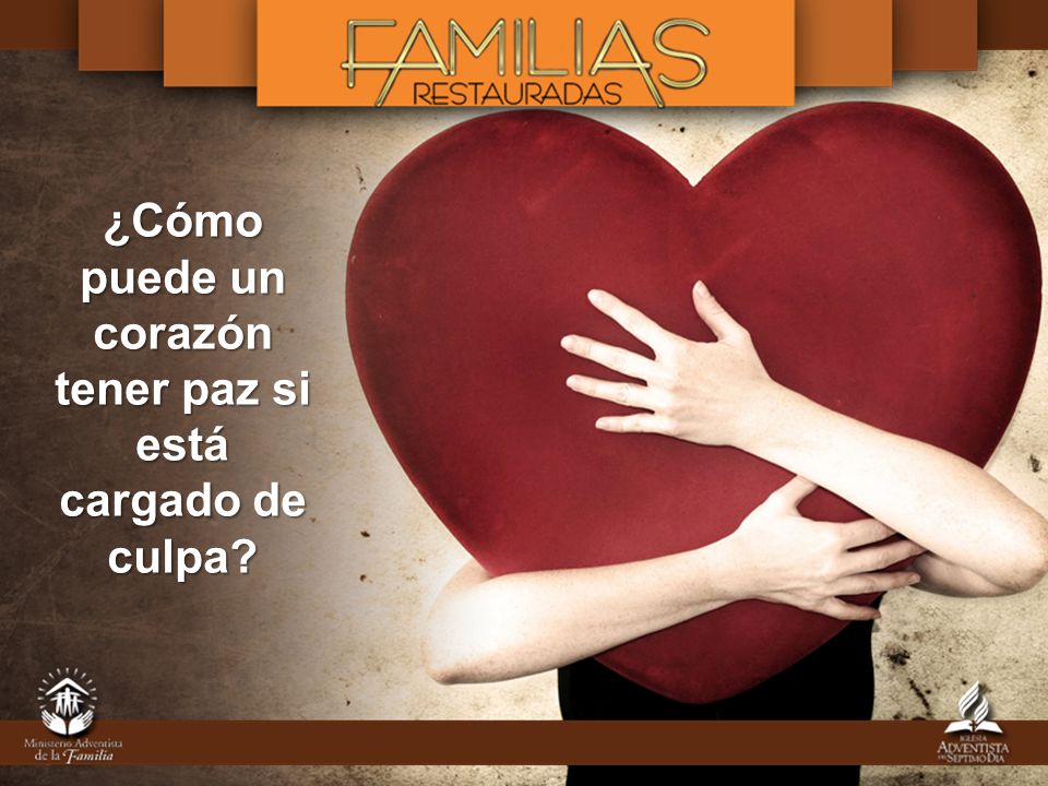 ¿Cómo puede un corazón tener paz si está cargado de culpa