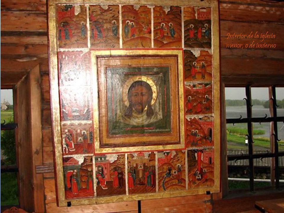 Interior de la iglesia menor, o de invierno