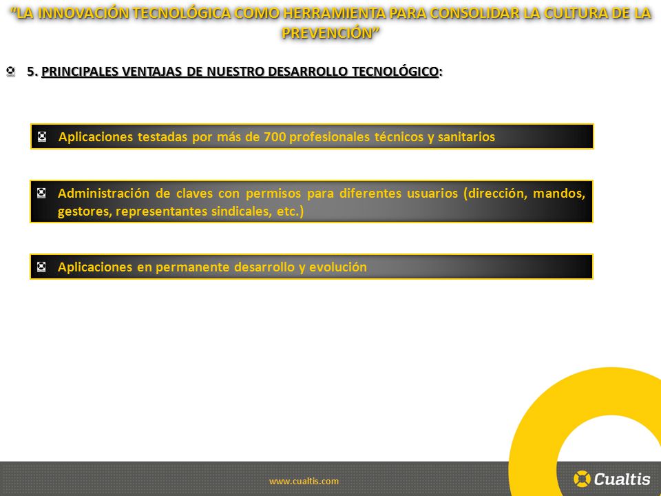 LA INNOVACIÓN TECNOLÓGICA COMO HERRAMIENTA PARA CONSOLIDAR LA CULTURA DE LA PREVENCIÓN