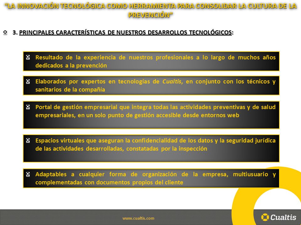 LA INNOVACIÓN TECNOLÓGICA COMO HERRAMIENTA PARA CONSOLIDAR LA CULTURA DE LA PREVENCIÓN