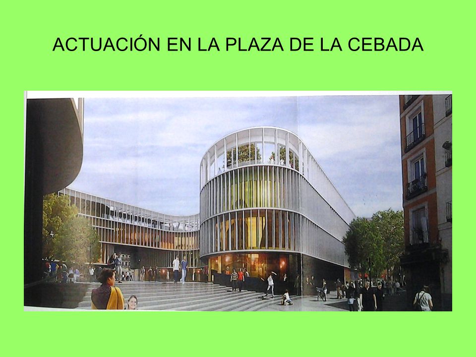 ACTUACIÓN EN LA PLAZA DE LA CEBADA