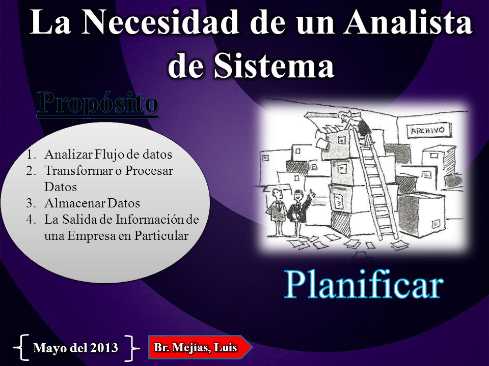 La Necesidad de un Analista de Sistema