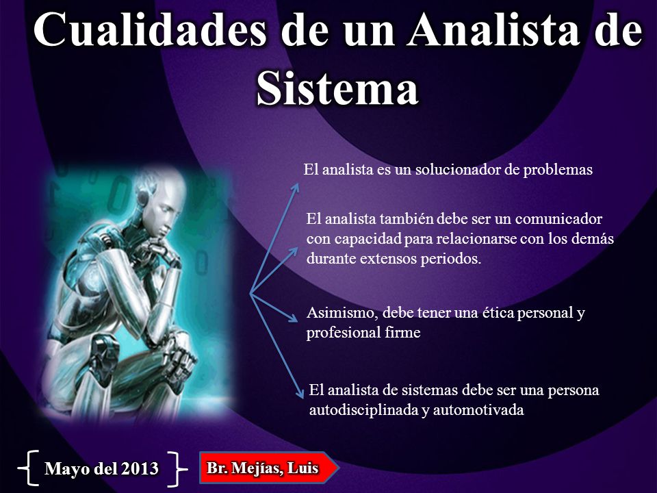 Cualidades de un Analista de Sistema