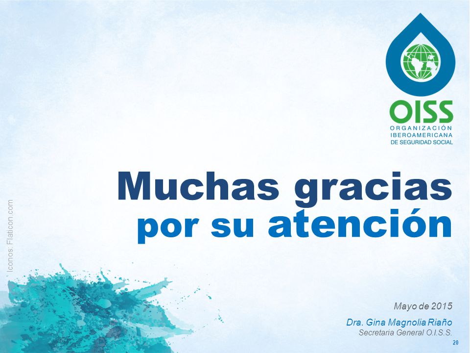Muchas gracias por su atención Mayo de 2015 Dra. Gina Magnolia Riaño