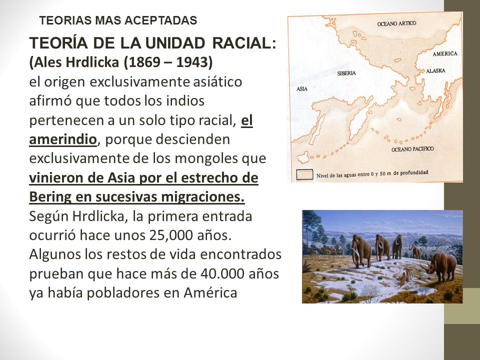 TEORÍA DE LA UNIDAD RACIAL: (Ales Hrdlicka (1869 – 1943)