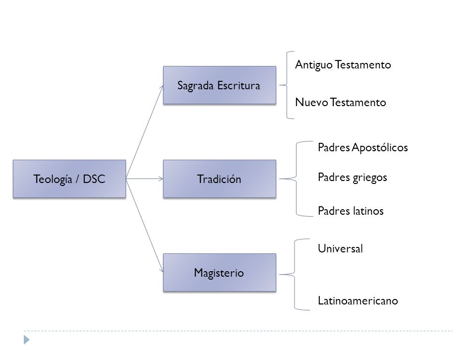 Antiguo Testamento Sagrada Escritura. Nuevo Testamento. Padres Apostólicos. Teología / DSC. Tradición.