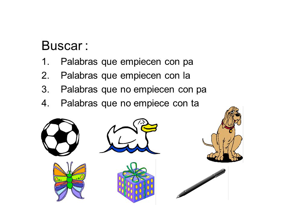 Buscar : Palabras que empiecen con pa Palabras que empiecen con la
