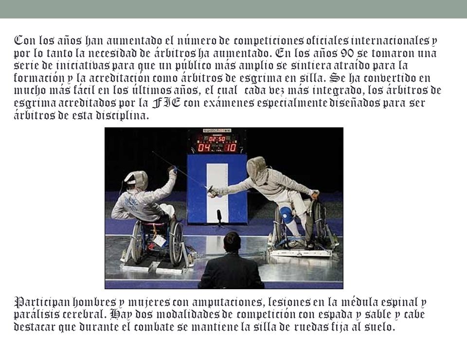 Con los años han aumentado el número de competiciones oficiales internacionales y por lo tanto la necesidad de árbitros ha aumentado.