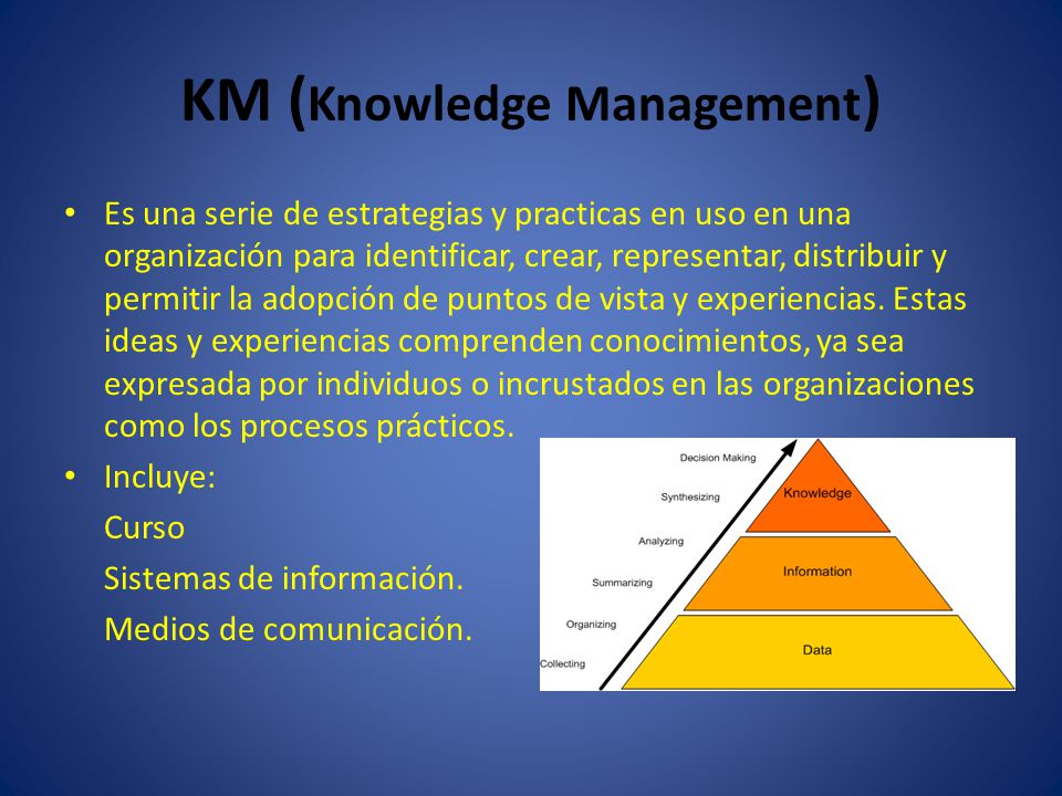 KM (Knowledge Management)
