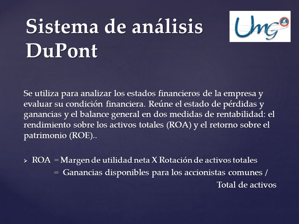 Sistema de análisis DuPont