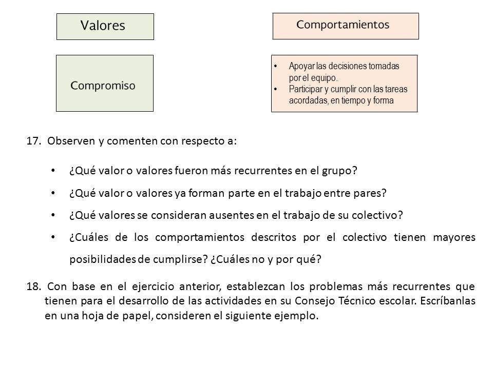 Observen y comenten con respecto a: