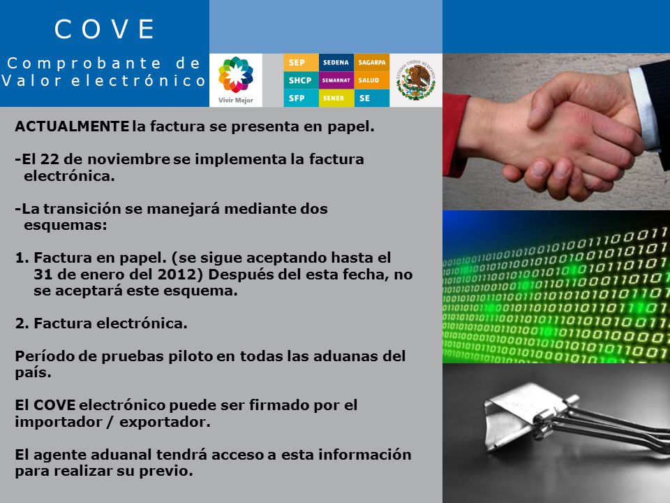 C O V E ACTUALMENTE la factura se presenta en papel.