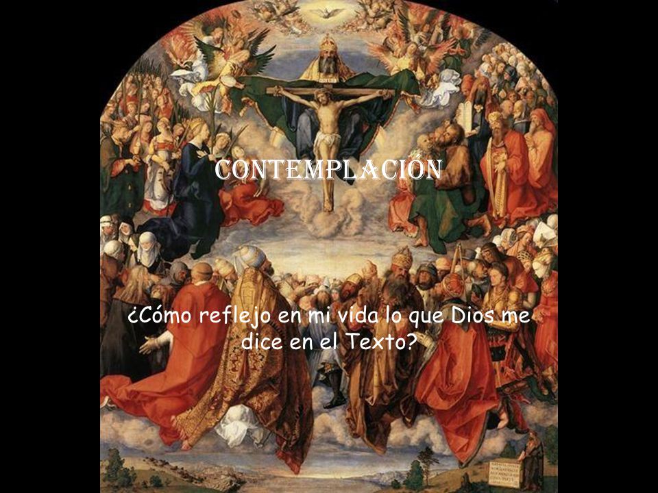 ¿Cómo reflejo en mi vida lo que Dios me dice en el Texto