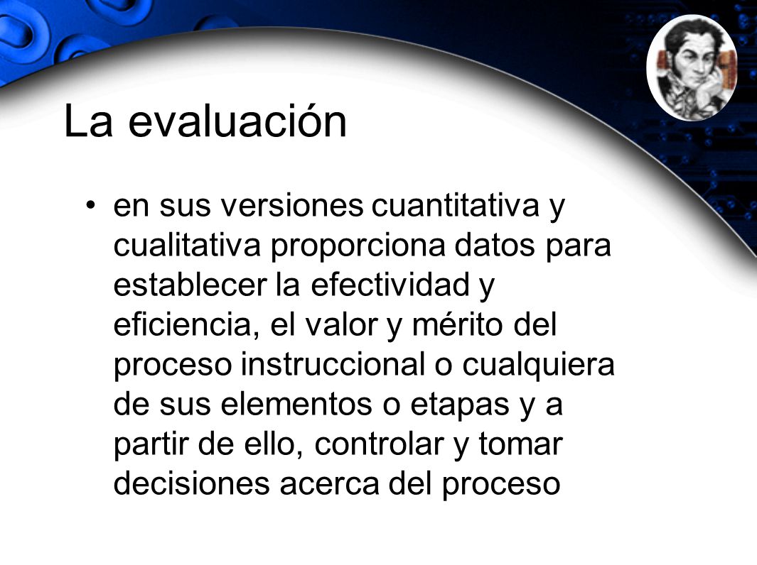 La evaluación