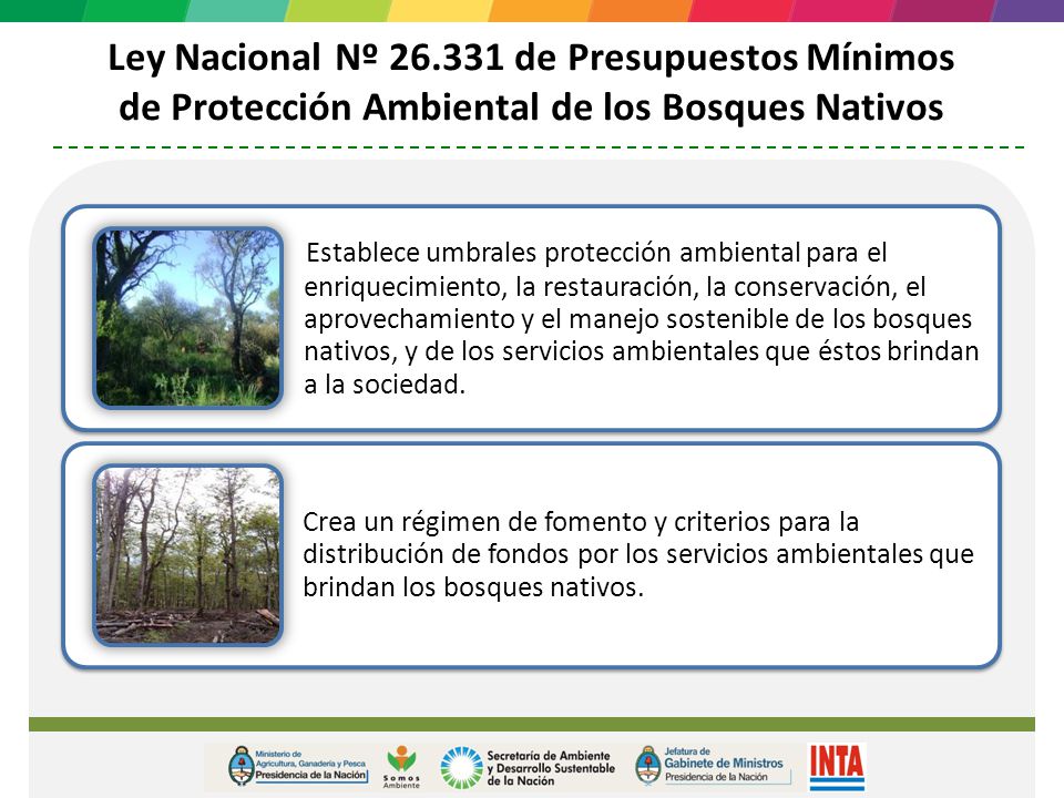 Ley Nacional Nº de Presupuestos Mínimos de Protección Ambiental de los Bosques Nativos
