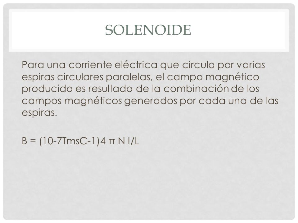 solenoide