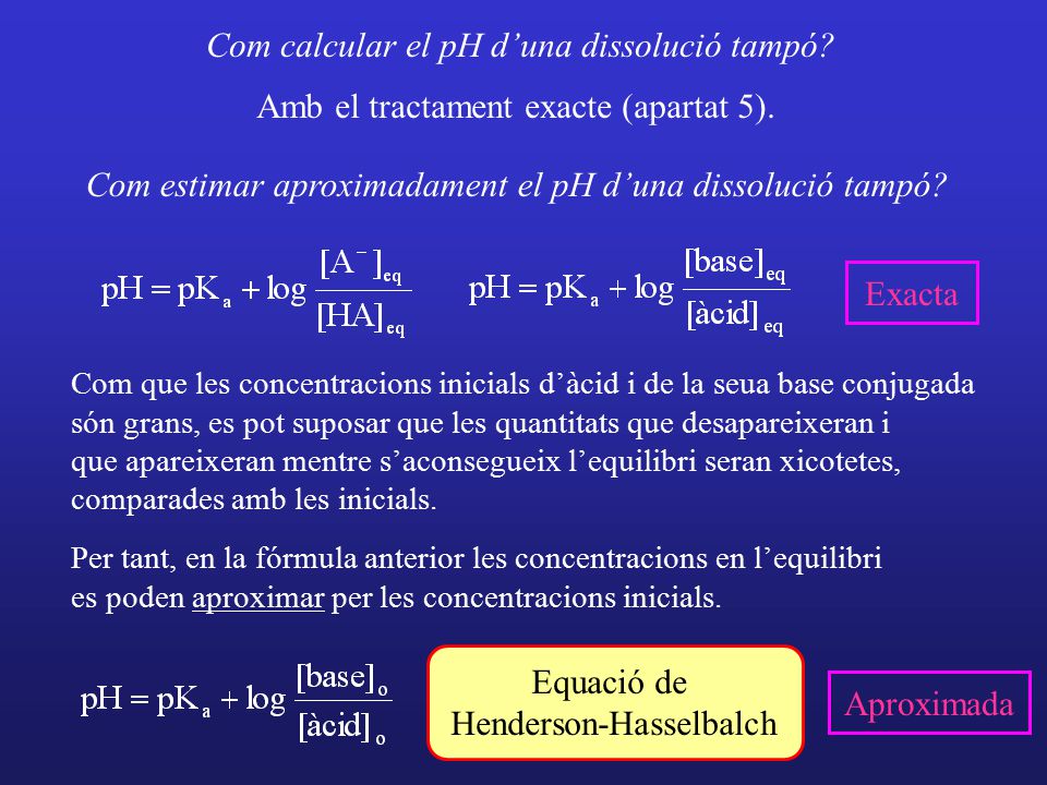 Equació de Henderson-Hasselbalch