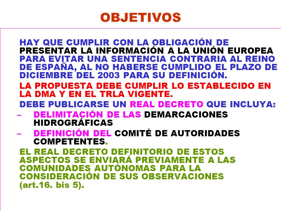 OBJETIVOS