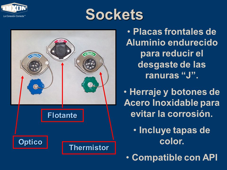 Herraje y botones de Acero Inoxidable para evitar la corrosión.
