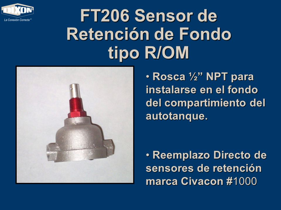 FT206 Sensor de Retención de Fondo tipo R/OM