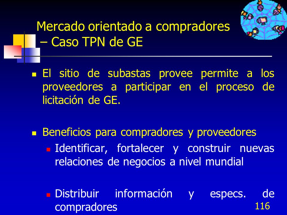 Mercado orientado a compradores – Caso TPN de GE