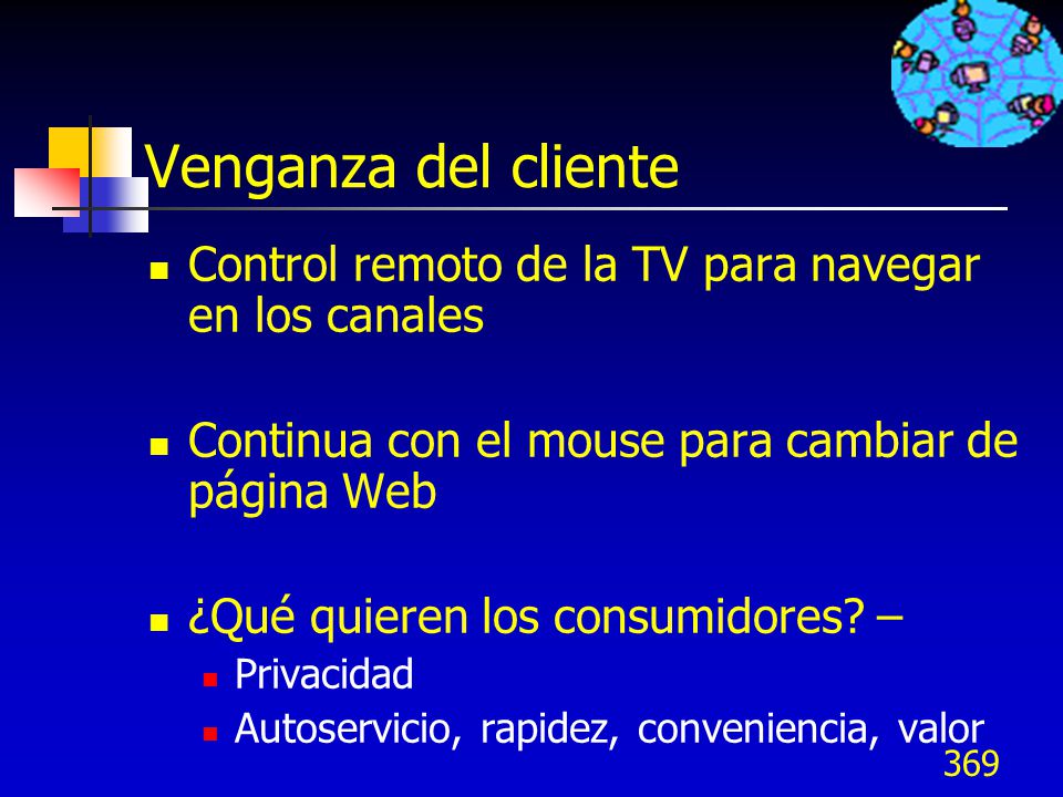 Venganza del cliente Control remoto de la TV para navegar en los canales. Continua con el mouse para cambiar de página Web.