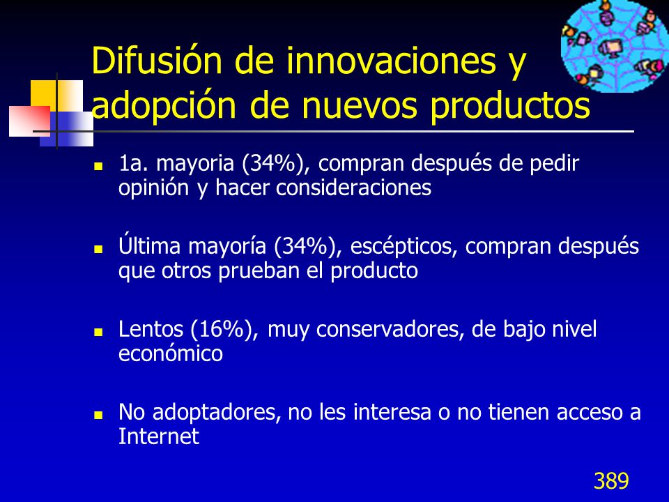 Difusión de innovaciones y adopción de nuevos productos