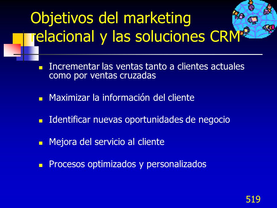 Objetivos del marketing relacional y las soluciones CRM