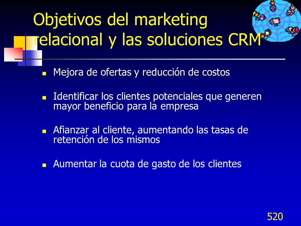 Objetivos del marketing relacional y las soluciones CRM