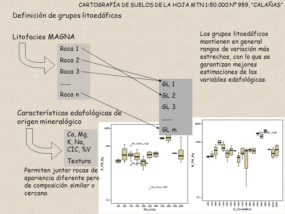 CARTOGRAFÍA DE SUELOS DE LA HOJA MTN 1: Nº 959, CALAÑAS