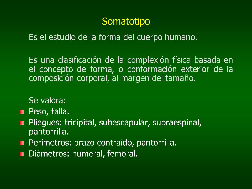 Es el estudio de la forma del cuerpo humano.