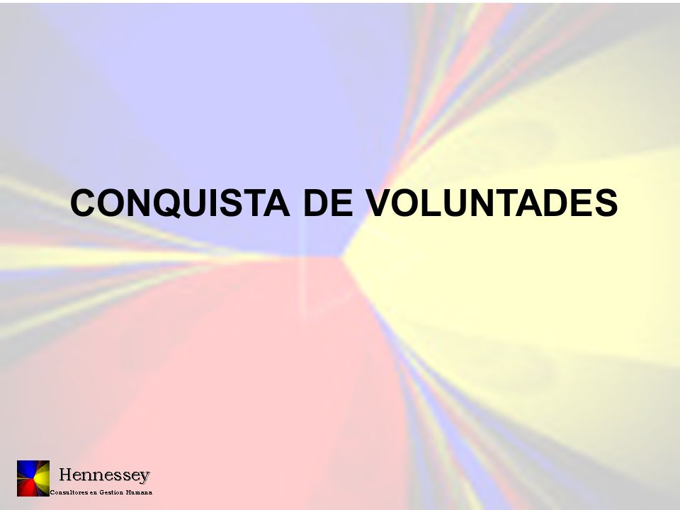 CONQUISTA DE VOLUNTADES