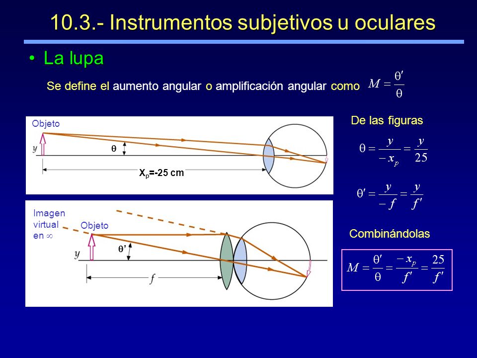 Tema 10.- Instrumentos ópticos. - ppt descargar