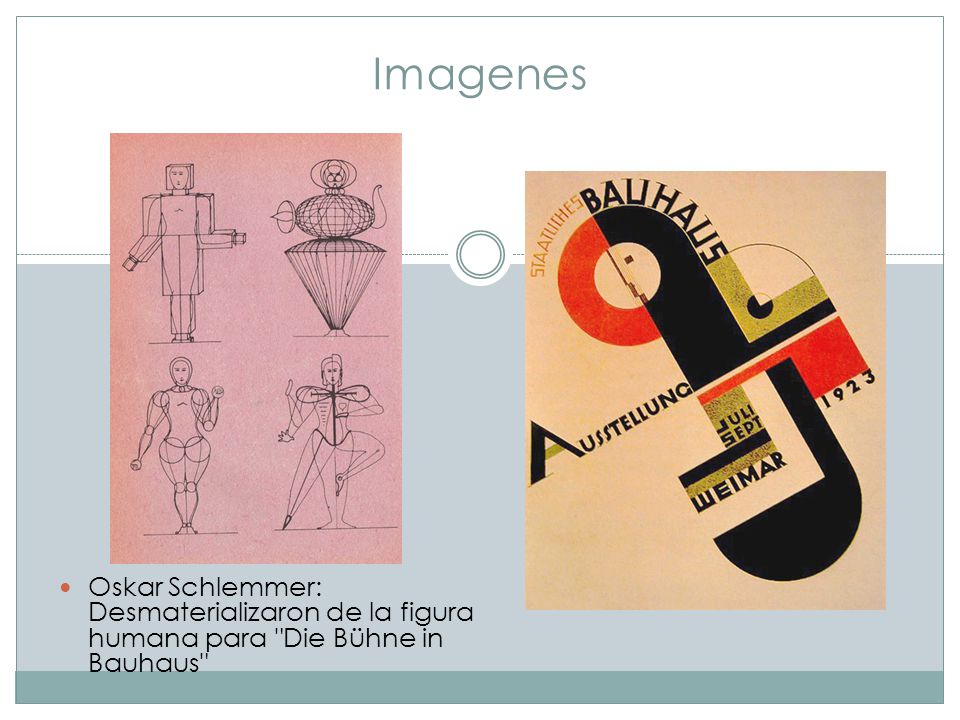 Imagenes Oskar Schlemmer: Desmaterializaron de la figura humana para Die Bühne in Bauhaus
