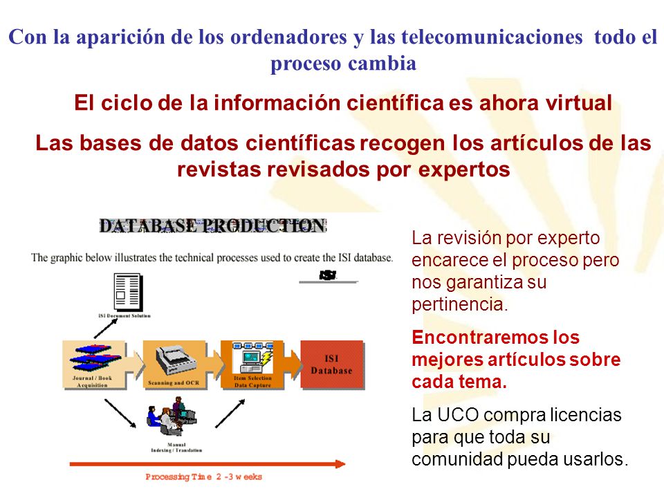 El ciclo de la información científica es ahora virtual