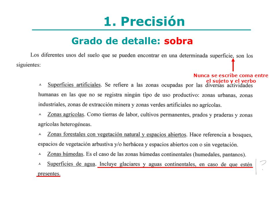 Nunca se escribe coma entre el sujeto y el verbo
