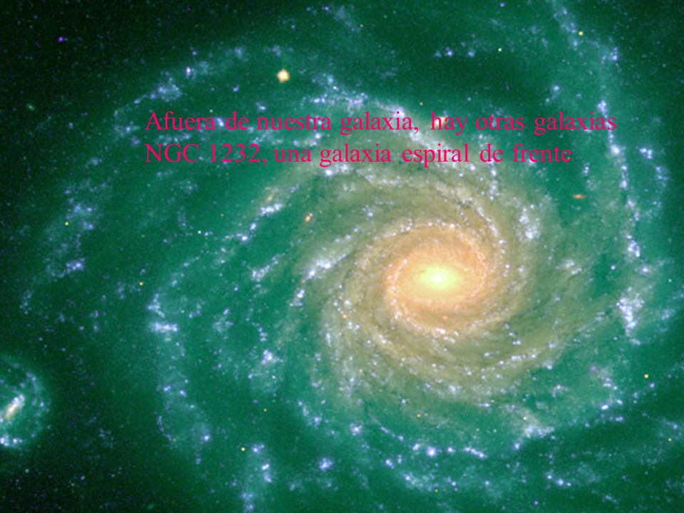 Afuera de nuestra galaxia, hay otras galaxias NGC 1232, una galaxia espiral de frente