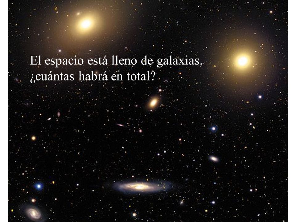 El espacio está lleno de galaxias, ¿cuántas habrá en total